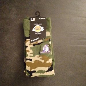 🆕🦃PKWY LOS ANGELES LAKERS CREW SOCKS